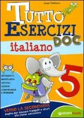 Tutto esercizi DOC. Italiano. Per la Scuola elementare: 5