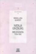 Natalia Ginzburg. Bibliografia (1934-1992)