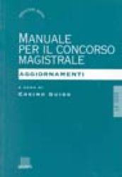 Manuale concorso magistrale. Aggiornamenti