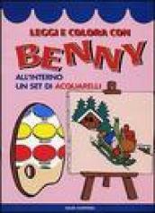 Leggi e colora con Benny. Con acquarelli