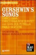 Gershwin's songs. Enrico Rava, Enrico Rava New Quintet con Gianluca Petrella, Paolo Silvestri. Orchestra del Maggio musicale fiorentino