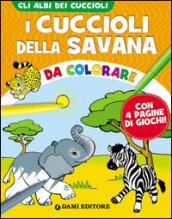 I cuccioli della savana da colorare