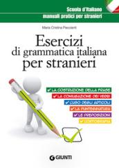 Esercizi di grammatica italiana per stranieri