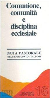 Comunione, comunità e disciplina ecclesiale