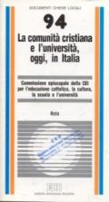 La comunità cristiana e l'università, oggi, in Italia. Nota