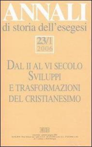 Annali di storia dell'esegesi (2006). Vol. 23\1