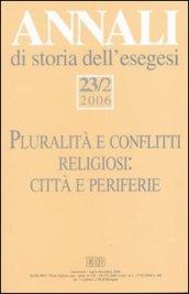 Annali di storia dell'esegesi (2006): 23\2