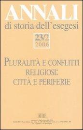 Annali di storia dell'esegesi (2006): 23\2