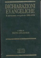 Dichiarazioni evangeliche. Il movimento evangelicale (1966-96)
