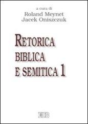 Retorica biblica e semitica. 1.