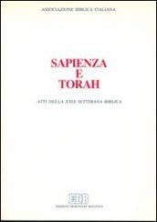 Sapienza e Torah. Atti della 29ª Settimana biblica