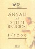 Annali di studi religiosi (2000). 1.