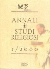 Annali di studi religiosi (2000). 1.