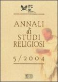 Annali di studi religiosi (2004). 5.
