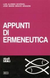 Appunti di ermeneutica