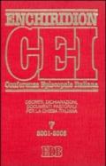 Enchiridion CEI. Decreti, dichiarazioni, documenti pastorali per la Chiesa italiana (2001-2005): 7