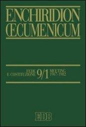 Enchiridion Oecumenicum. 9.Fede e Costituzione