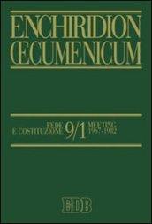 Enchiridion Oecumenicum. 9.Fede e Costituzione