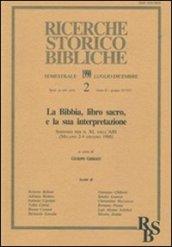 La Bibbia, libro sacro, e la sua interpretazione. Atti del Simposio per il 40º dell'ABI (Milano, 2-4 giugno 1988)