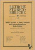 Spirito di Dio e Sacre Scritture nell'autotestimonianza della Bibbia. Atti della 35ª Settimana biblica nazionale (Roma, 7-11 settembre 1998)
