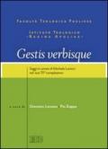Gestis verbisque. Saggi in onore di Michele Lenoci nel suo 70° compleanno