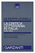 La critica letteraria in Italia (1945-1994)