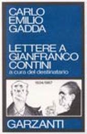 Lettere a Gianfranco Contini (1934-1967). A cura del destinatario