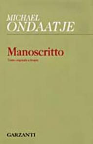 Manoscritto. Testo originale a fronte