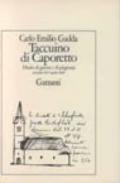 Taccuino di Caporetto. Diario di guerra e di prigionia (ottobre 1917-aprile 1918)