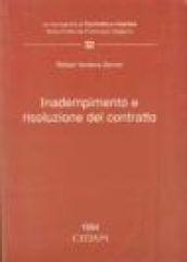 Inadempimento e risoluzione del contratto