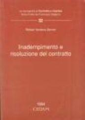 Inadempimento e risoluzione del contratto