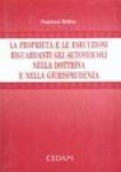 La proprietà e le esecuzioni riguardanti gli autoveicoli nella dottrina e nella giurisprudenza