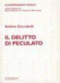 Il delitto di peculato