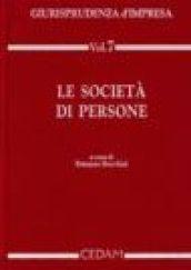 Giurisprudenza d'impresa. 7.Le società di persone