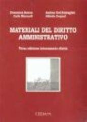 Materiali del diritto amministrativo