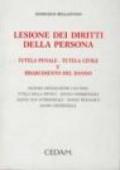 Lesione dei diritti della persona. Tutela penale, tutela civile e risarcimento del danno. Ingiuria, diffamazione, calunnia. Tutela della privacy...