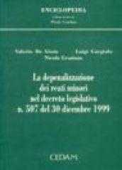 La depenalizzazione dei reati minori nel Decreto legislativo n. 507 del 30 dicembre 1999