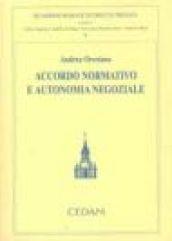 Accordo normativo e autonomia negoziale