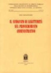 Il sindacato di legittimità sul provvedimento amministrativo