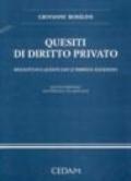 Quesiti di diritto privato. Milleottanta quesiti con le risposte ragionate