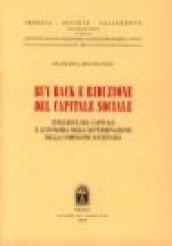 Buy back e riduzione del capitale sociale. Integrità del capitale e autonomia nella determinazione della compagine societaria