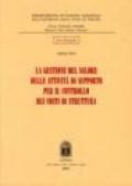 La gestione del valore delle attività di supporto per il controllo dei costi di struttura