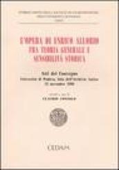 L'opera di Enrico Allorio fra teoria generale e sensibilità storica. Atti del convegno (Padova, 12 novembre 1999)