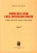 Economia delle aziende e delle amministrazioni pubbliche. 2.Le regioni e gli enti locali. Lineamenti economico-aziendali