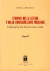 Economia delle aziende e delle amministrazioni pubbliche. 2.Le regioni e gli enti locali. Lineamenti economico-aziendali