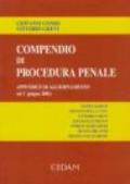 Compendio di procedura penale. Appendice di aggiornamento al 1º giugno 2001