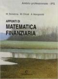 Appunti di matematica finanziaria. Per gli Ist. Professionali per i servizi commerciali