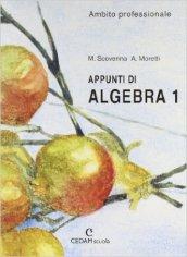 Appunti di algebra. Ambito professionale. Per gli Ist. Professionali. 1.