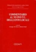 Commentario al nuovo t.u. degli enti locali