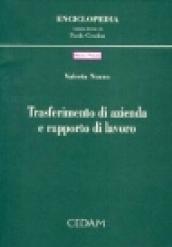 Trasferimento di azienda e rapporto di lavoro